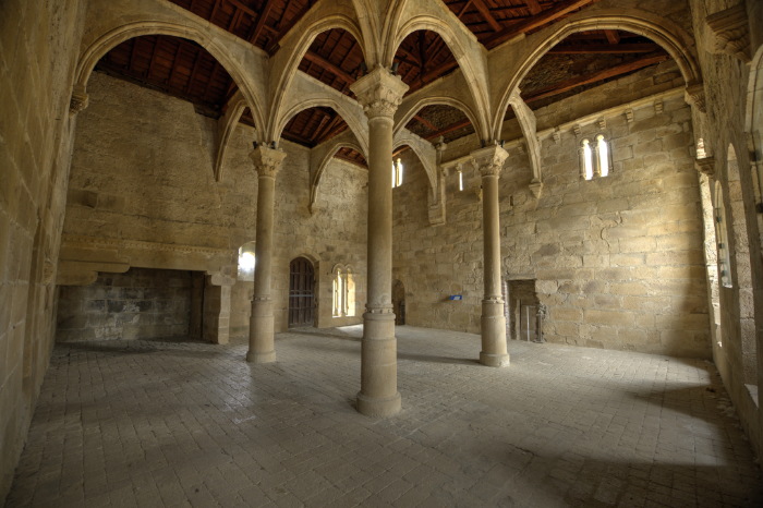 Cocina de la reina desde angulo noroeste del monasterio de Carracedo